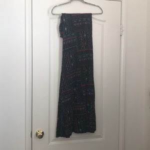 Print maxi skirt